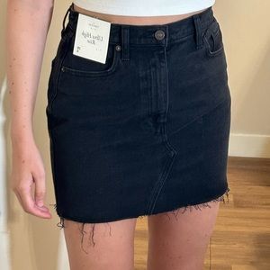 Abercrombie curve love denim mini skirt